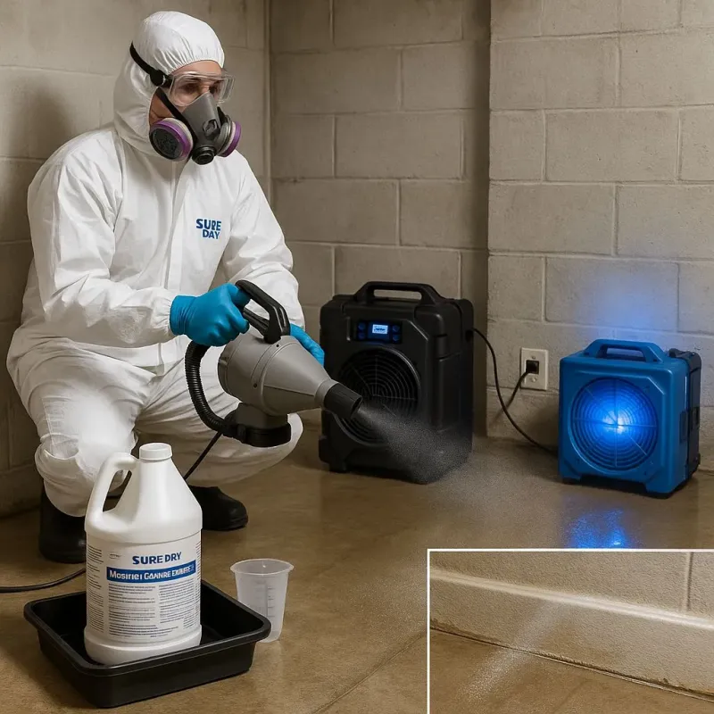 Sanitization and Odor Removal process in Gilbert Creek, WV