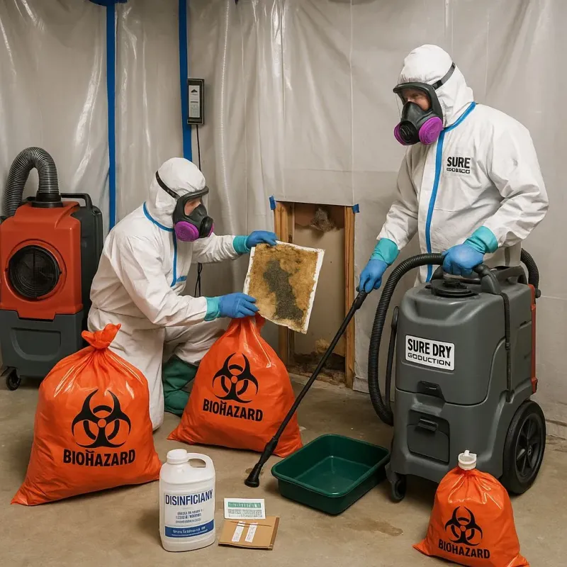 Contaminated Water Handling Protocols process in Gilbert Creek, WV
